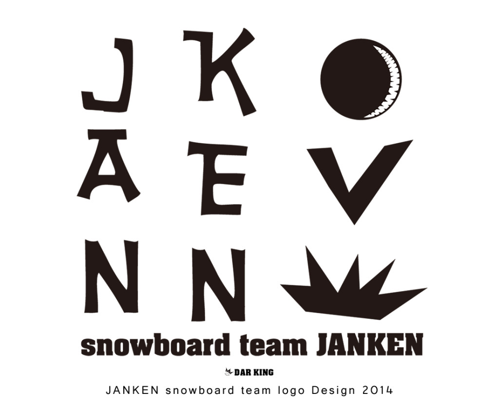 JANKEN snowboard team logo Design 2014